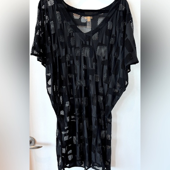 PilyQ Medium Black Tunic Dress - Picture 1 of 3